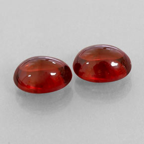  карата, натуральный Темно-красный Гранат Альмандин, Прозрачный, Полупрозрачный