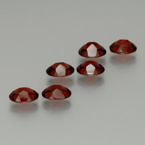  карата, натуральный Темно-красный Гранат Альмандин, Огранка Овал, Чистота VS