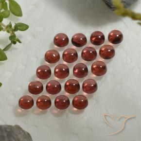 3.99 карата, натуральный Красное вино Гранат Альмандин, Круглый, Прозрачный