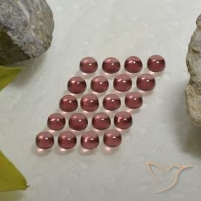 3.48 карата, натуральный Средний красный Гранат Альмандин, Огранка Круг, Прозрачный