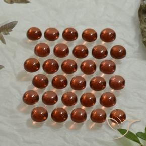 4.98 карата, натуральный Темно-розово-красный Гранат Альмандин, Огранка Круг, Прозрачный