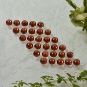 5.91 карата, натуральный Темно-малиновый красный Гранат Альмандин, Круглый, Прозрачный
