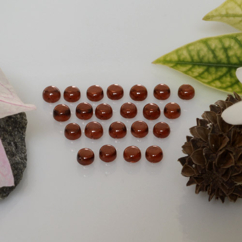 4.46 карата, натуральный Смородина красная Гранат Альмандин, Огранка Круг, Прозрачный