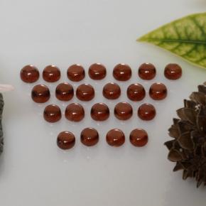 4.46 карата, натуральный Смородина красная Гранат Альмандин, Огранка Круг, Прозрачный