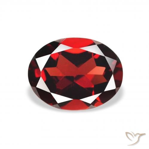 1.99ct Натуральный Темно-красный Гранат Альмандин, Овал, Чистота VS