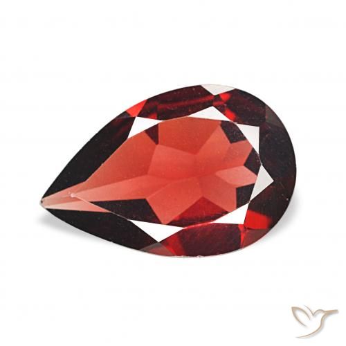 2.71ct Темно-красный Гранат Альмандин Драгоценные Камни, Форма груши, Чистота VVS