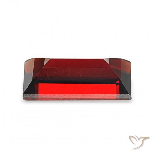 2.08 карата, натуральный Темно-красный Гранат Альмандин, Огранка Багет, Чистота VVS