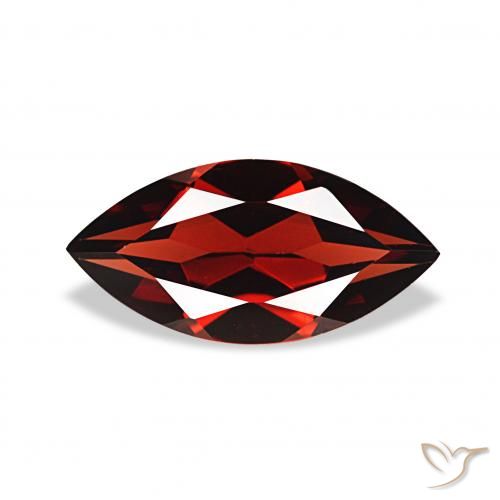 2.10ct Темно-красный Гранат Альмандин, Маркиза, Чистота VVS