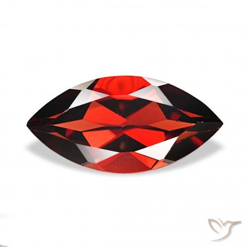 2.09ct Темно-красный Гранат Альмандин Драгоценные Камни, Маркиза, VVS-VS