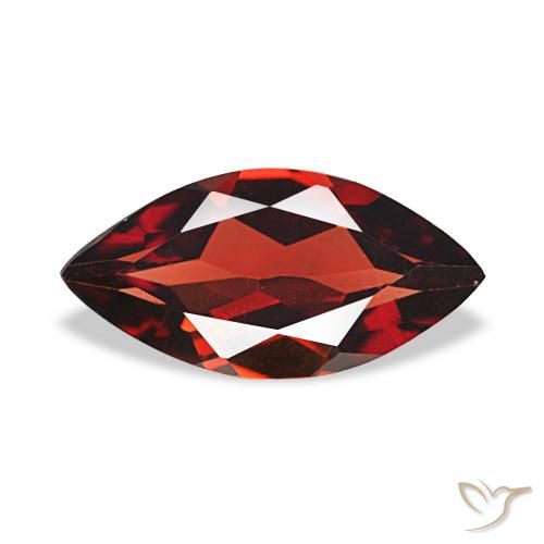 1.86ct Темно-красный Гранат Альмандин Драгоценные Камни, Маркиза, Чистота VVS