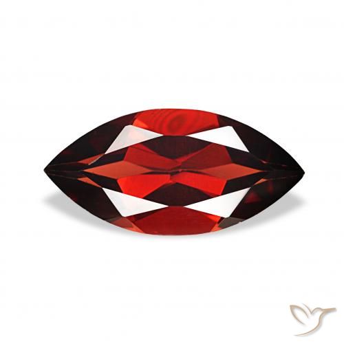 2.00ct Темно-красный Гранат Альмандин, Маркиза, Чистота VVS