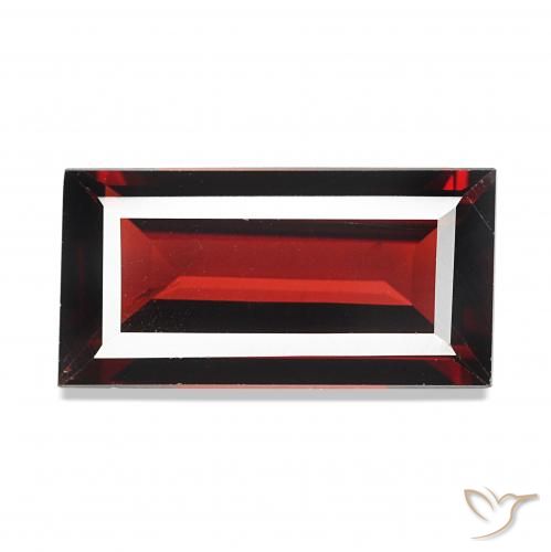 1.67 карата, натуральный Темно-красный Гранат Альмандин, Огранка Багет, Чистота VVS