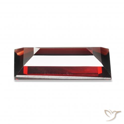 1.67 карата, натуральный Темно-красный Гранат Альмандин, Огранка Багет, Чистота VVS