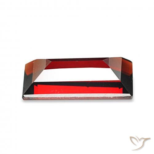 2.05 карата, натуральный Темно-красный Гранат Альмандин, Огранка Багет, VVS-VS