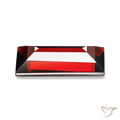 1.64 карата, натуральный Темно-красный Гранат Альмандин, Огранка Багет, Чистота VVS