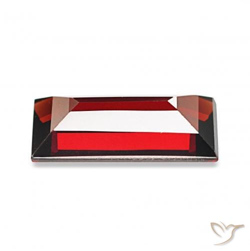 1.61 карата, натуральный Темно-красный Гранат Альмандин, Огранка Багет, Чистота VVS