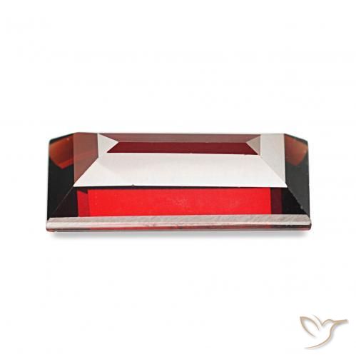 1.81 карата, натуральный Смородина красная Гранат Альмандин, Огранка Багет, VS-SI