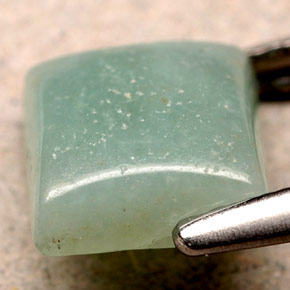 1.07 карата, натуральный Зеленый Амазонит, Квадрат, Непрозрачный