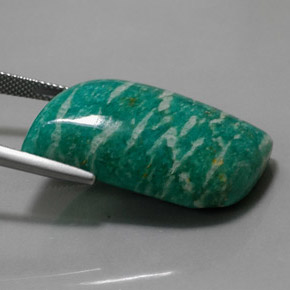 39.49 карата, натуральный Зеленый Амазонит, Необычная форма, Непрозрачный