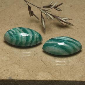 14.83 карата, натуральный Сине-зеленый Амазонит, Маркиза, Непрозрачный