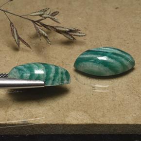 14.83 карата, натуральный Сине-зеленый Амазонит, Маркиза, Непрозрачный