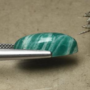 7.52 карата, натуральный Сосновый зеленый Амазонит, Маркиза, Непрозрачный