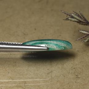 Натуральный Сине-зеленый Амазонит 4,08 карата Маркиза, Непрозрачный