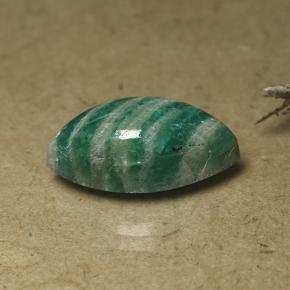 8.18 карата, натуральный Сине-зеленый Амазонит, Маркиза, Непрозрачный