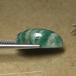 8.18 карата, натуральный Сине-зеленый Амазонит, Маркиза, Непрозрачный