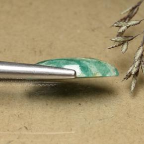 5.95 карата, натуральный Сине-зеленый Амазонит, Маркиза, Непрозрачный