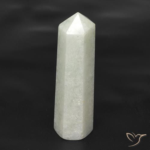 22.77ct Натуральный Светло-зеленый Белый амазонит, причудливая, Полупрозрачный