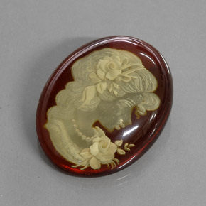 Натуральный Оранжево-коричневый Янтарь 18,51 карата Прозрачный, Полупрозрачный