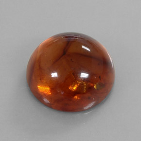 Натуральный оранжевый янтарь 6,20 карата прозрачный, полупрозрачный