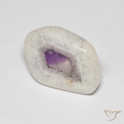 6.98ct Натуральный Многоцветный Кусочек аметистовой жеоды, причудливая, Прозрачный