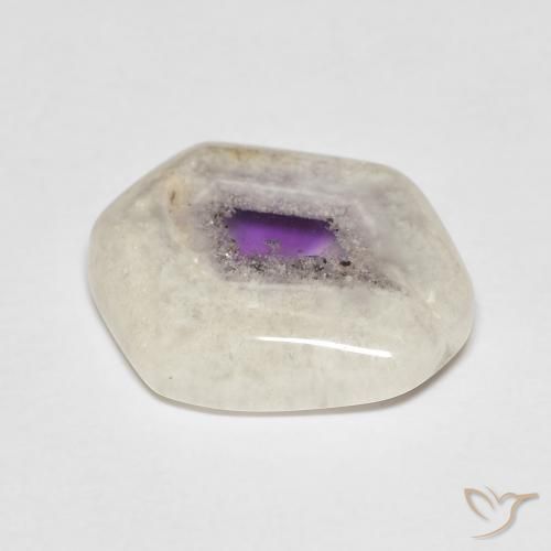 6.52ct Натуральный Многоцветный Кусочек аметистовой жеоды, причудливая, Прозрачный