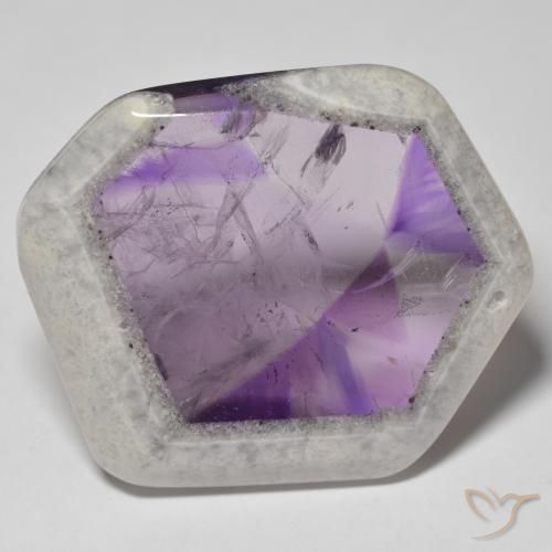 61.66ct Натуральный Многоцветный Кусочек аметистовой жеоды, причудливая, Прозрачный