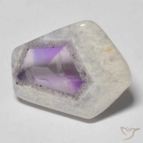 15.89ct Натуральный Многоцветный Кусочек аметистовой жеоды, причудливая, Прозрачный