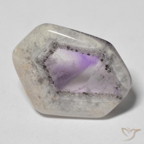 12.40ct Натуральный Многоцветный Кусочек аметистовой жеоды, причудливая, Прозрачный