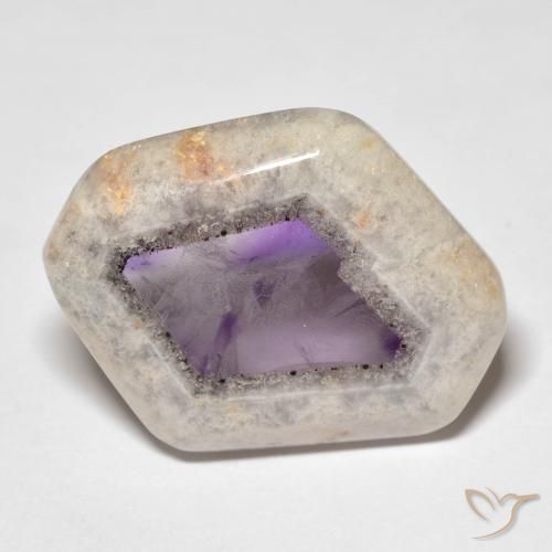 25.02ct Натуральный Многоцветный Кусочек аметистовой жеоды, причудливая, Прозрачный