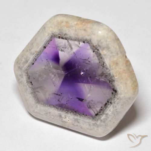 39.70ct Натуральный Многоцветный Кусочек аметистовой жеоды, причудливая, Прозрачный