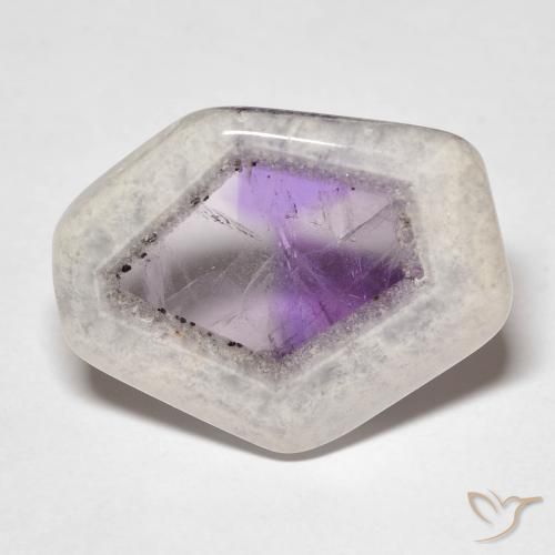 18.38ct Натуральный Многоцветный Кусочек аметистовой жеоды, причудливая, Прозрачный