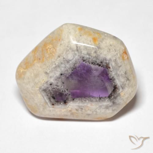 18.18ct Натуральный Многоцветный Кусочек аметистовой жеоды, причудливая, Прозрачный