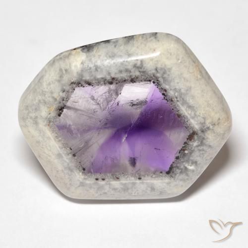29.00ct Натуральный Многоцветный Кусочек аметистовой жеоды, причудливая, Прозрачный