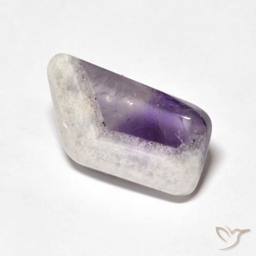 9.76ct Натуральный Многоцветный Кусочек аметистовой жеоды, причудливая, Прозрачный