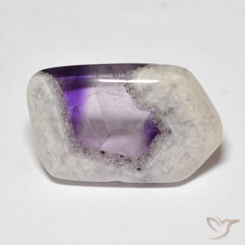 13.50ct Натуральный Многоцветный Кусочек аметистовой жеоды, причудливая, Прозрачный