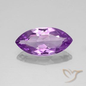 6.79ct Натуральный Пурпурно-фиолетовый Аметист, Маркиза, Чистота VS