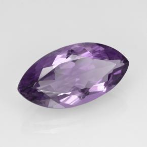 Натуральный лиловый аметист 5,95 карата маркиз, чистота VS