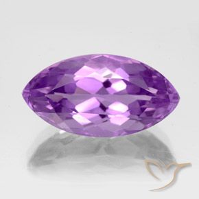 7.45ct Натуральный Ярко-фиолетовый Аметист, Маркиза, VVS-VS