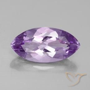 4.14ct Натуральный Средний фиолетовый Аметист, Маркиза, Чистота VS