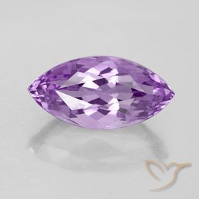 8.10ct Натуральный Средний розовато-фиолетовый Аметист, Маркиза, VVS-VS